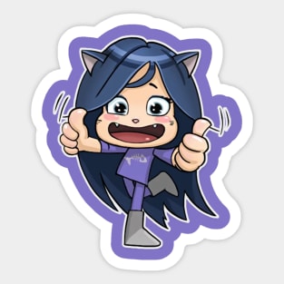 Kitty The Witch Like Sticker